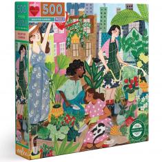 Puzzle 500 pièces : Jardin sur le toit