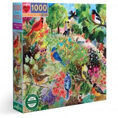 Puzzle 1000 pièces : Oiseaux dans le parc