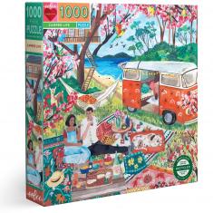 Puzzle 1000 pièces : Vie de campeur