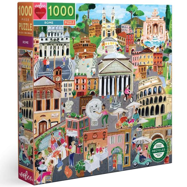 Puzzle 1000 pièces :  Rome - Eeboo-PZTROM