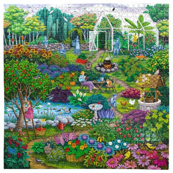 1000 Piece Puzzle: Alchemist's Orchard - Eeboo-PZTACO