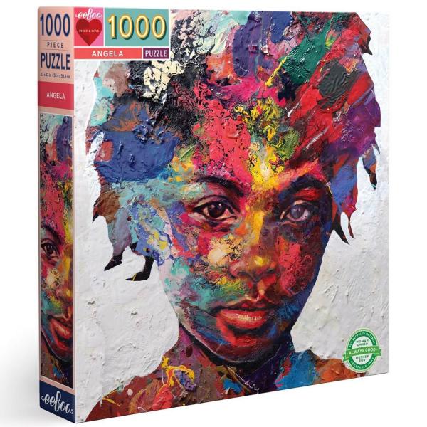 Puzzle cuadrado de 1000 piezas: Angela - Eeboo-PZTANG