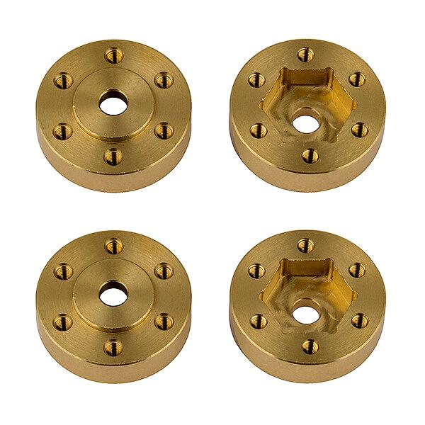 Element RC Ft Enduro Beadlock Hex Adapters, Brass - EL42104