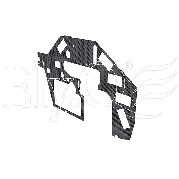 EQ30004 Chassis principal Carbone 2mm (V50c) - ELYQ-8712700A