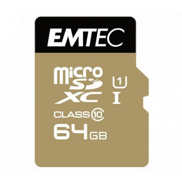 MicroSDXC 64Go EMTEC + adaptat - MPL-13406