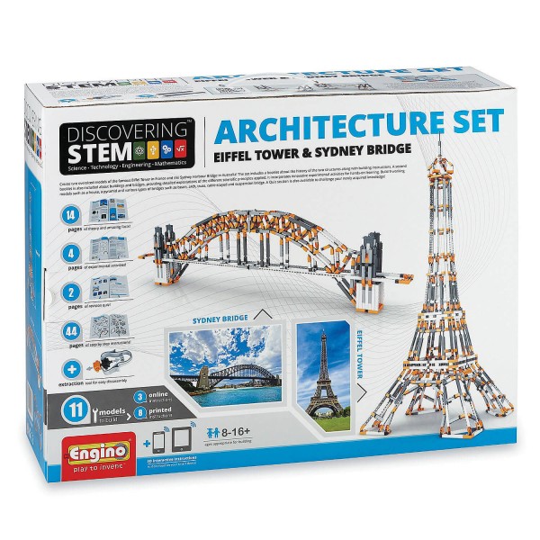 Jeu de construction Stem : Architecture : Tour Eiffel - Engino-ENSTEM55