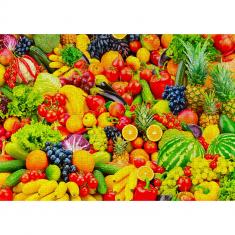 Puzzle 1000 pièces : Fruits and Vegetables 