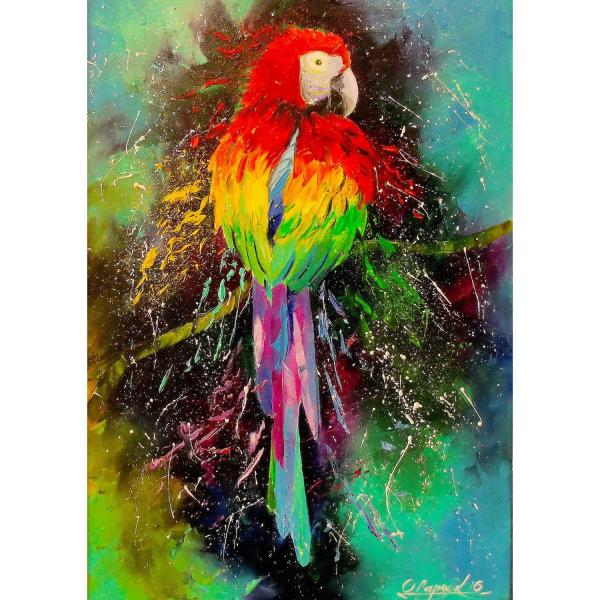 Puzzle 1000 pièces : Colorful Parrot  - Enjoy-1787