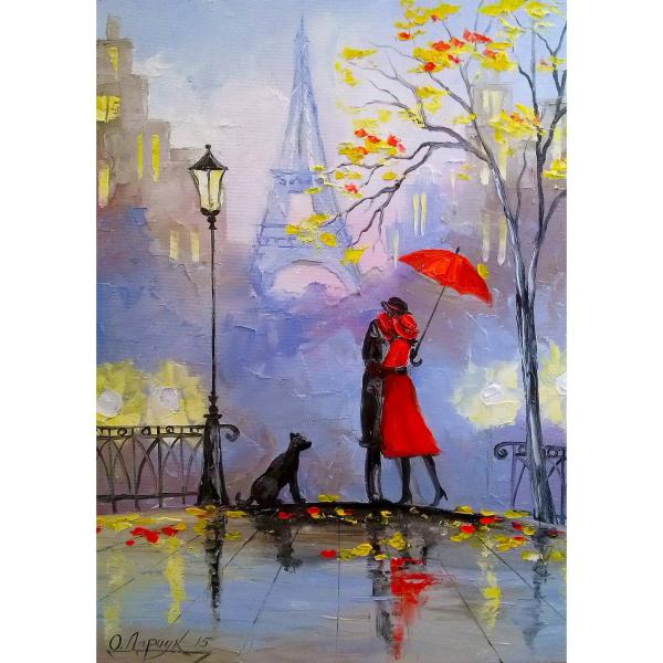 Puzzle 1000 pièces : Rainy Day in Paris  - Enjoy-1832