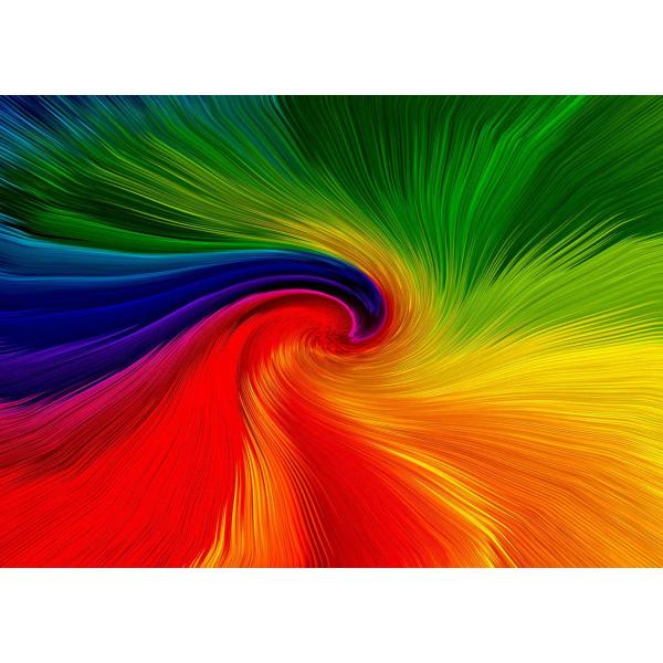 Puzzle 1000 Teile :  Spinnender Regenbogen - Enjoy-1967