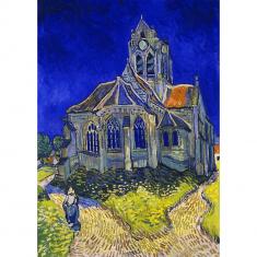 Puzzle 1000 pièces : Vincent Van Gogh : L'église d'Auvers-sur-Oise   