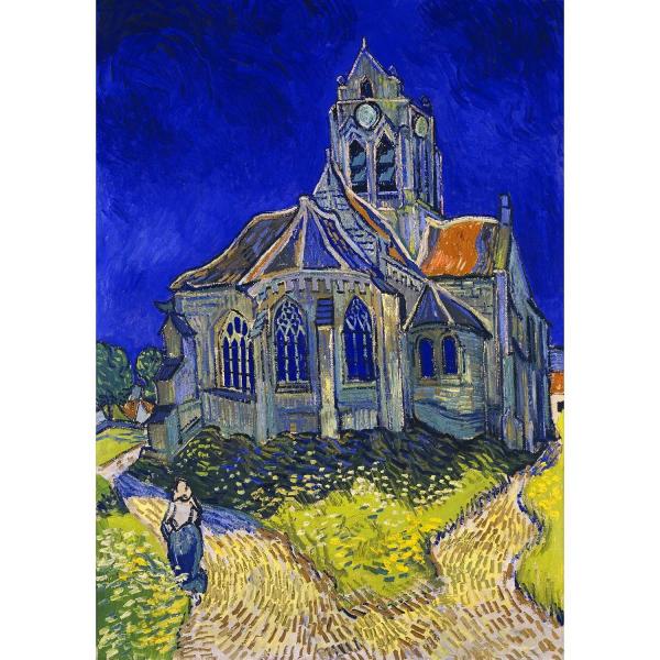 Puzzle 1000 pièces : Vincent Van Gogh : L'église d'Auvers-sur-Oise    - Enjoy-1152