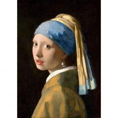 Puzzle 1000 pièces : Johannes Vermeer : La Jeune Fille à la Perle   