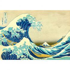 Puzzle 1000 pièces : Katsushika Hokusai : La Grande Vague au large de Kanagawa   