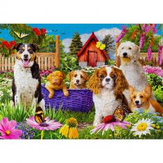 Puzzle 1000 Pièces : Patch Chiot