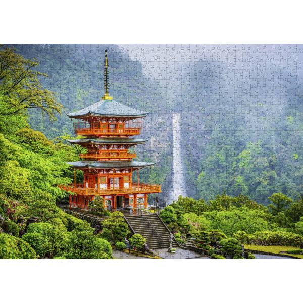 Puzzle 1000 pièces : Seiganto -ji Pagoda - Japan  - Enjoy-2069
