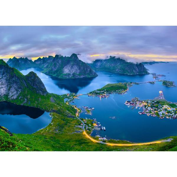Puzzle 1000 Pièces : Îles Lofoten - Norvège - Enjoy-2074
