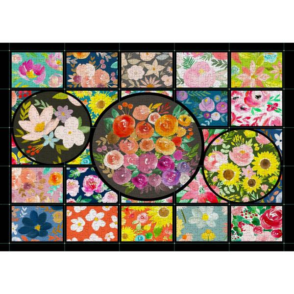 Puzzle 1000 pièces : Le jardin fleuri de Lacy    - Enjoy-2045