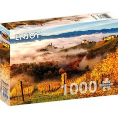 Puzzle 1000 pièces : Dans les vignes    