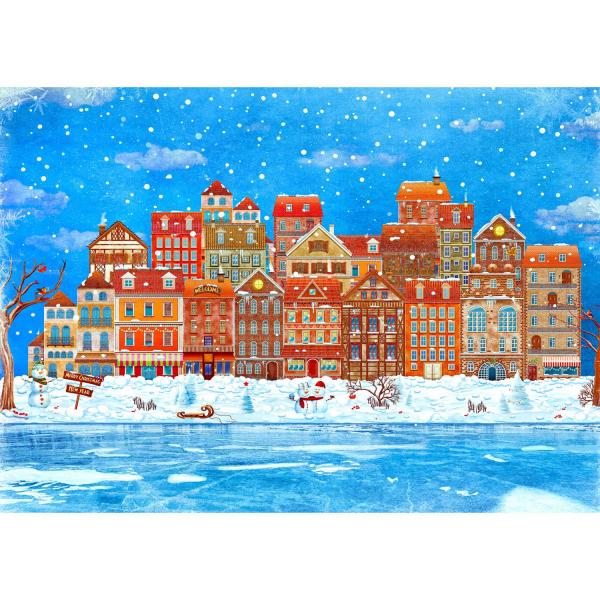 Puzzle 1000 pièces : Prêt pour Noël     - Enjoy-2113