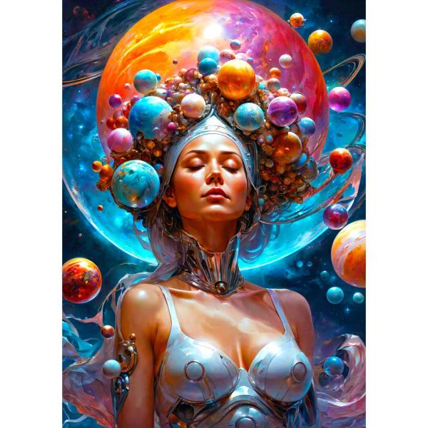 Puzzle 1000 pièces : Cosmic Godess  - Enjoy-2142