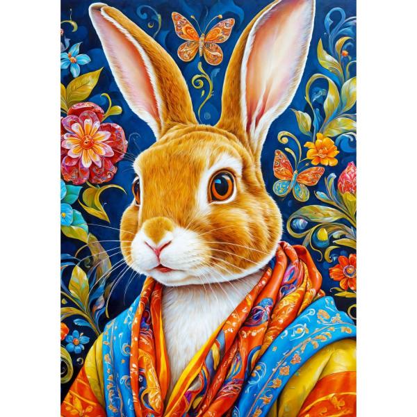 Puzzle 1000 Pièces : Lapin Cool - Enjoy-2156