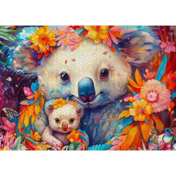 Puzzle 1000 Teile :  Koala Kuddles - Enjoy-2179