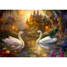 Puzzle 1000 Pièces : Le chant du cygne