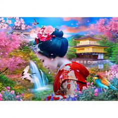 Puzzle 1000 pièces : Geisha Garden 