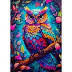 Puzzle 1000 Pièces : Hibou éblouissant