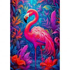 Puzzle 1000 Teile :  Flamingo-Wunder