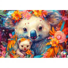 Puzzle 2000 pièces : Koala Kuddles 