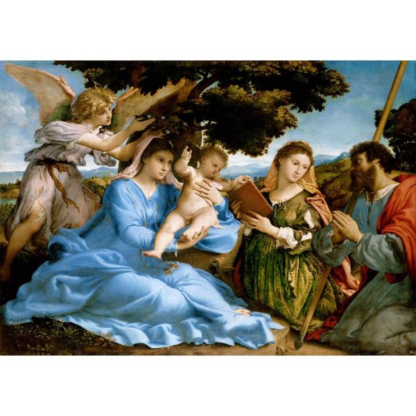 Puzzle 1000 Pièces : Vierge à l'Enfant avec les saints Catherine et Thomas - Enjoy-1536