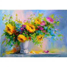 Puzzle 1000 pièces : Bouquet with Yellow Flowers 