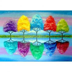 Puzzle 1000 pièces : Each Tree Has Its Own Colorful History 