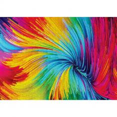 Puzzle 1000 pièces : Colorful Paint Swirl 