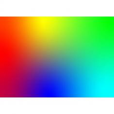 Puzzle 1000 Teile :  Bunter Regenbogen-Farbverlauf