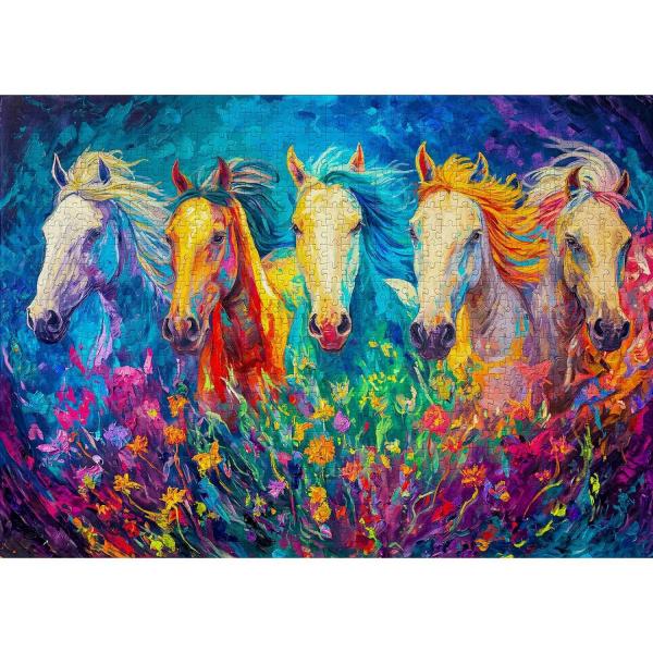 Puzzle 1000 pieces : Bright Galloping - Enjoy-2275