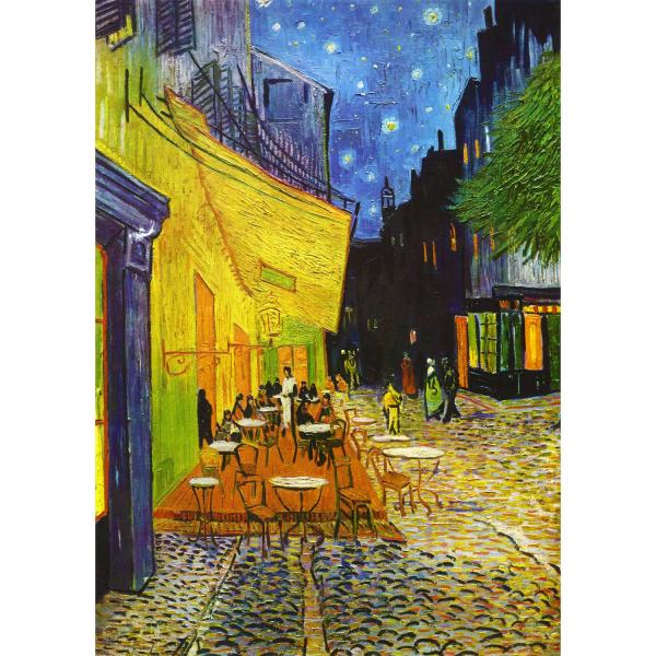 Puzzle de 1000 Piezas : Vincent Van Gogh - Terraza del café de noche - Enjoy-1101