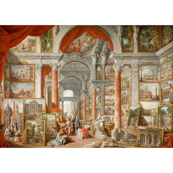 Puzzle 1000 Teile : PaoloPanini – Ansichten des modernen Roms - Enjoy-1119