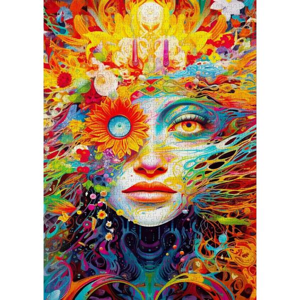 Puzzle 1000 Teile: Kühne Muse - Enjoy-2279