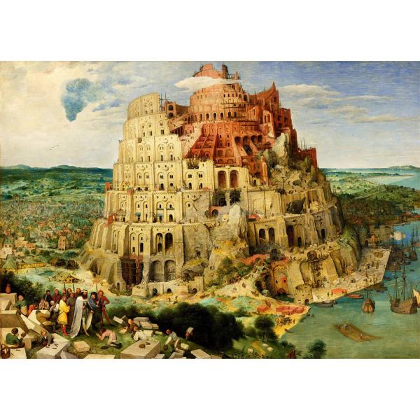 Puzzle 1000 pièces : Pieter Bruegel - The Tower of Babel  - Enjoy-1146