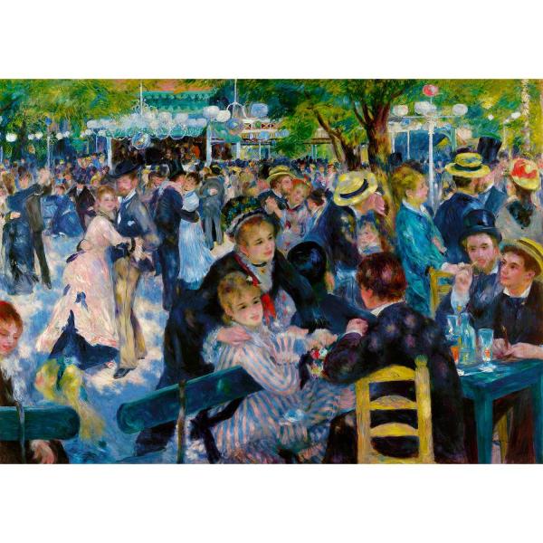 Puzzle 1000 pièces : Auguste Renoir - Dance at Le Moulin de la Galette - Enjoy-1206