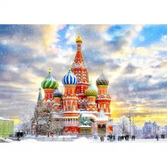 Puzzle 1000 Pièces : Cathédrale Saint-Basile - Moscou
