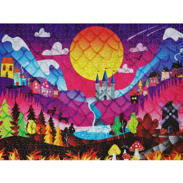 1000 piece jigsaw puzzle: Dragon Valley - Enwood-GS02