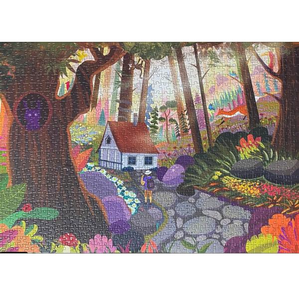 1000 piece jigsaw puzzle: Seeker's Forest - Enwood-DE03