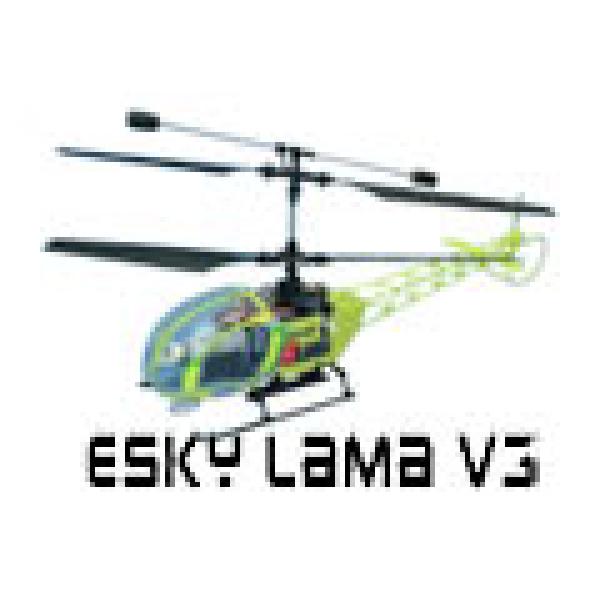 Esky Lama V3 (bell 47) hélico RTF + 1 batteries + 1 jeu pales - EK1H-E012A-2BAT