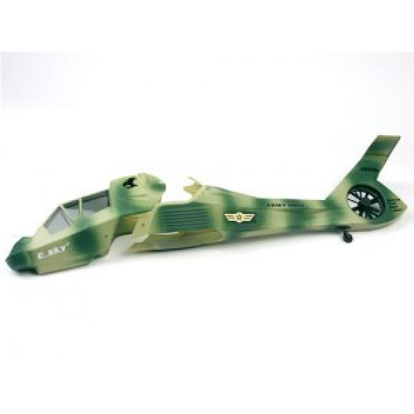 EK1-0593 Fuselage complet co-comanche vert Esky - EK1-0593