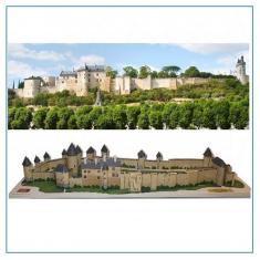 Kartonmodell : Burg Chinon