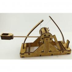 Maqueta de madera: Catapulta Leonardo da Vinci